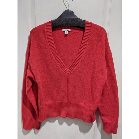 Amuse Society | Keri Long Sleeve Sweater in Red - Picture 2 of 6